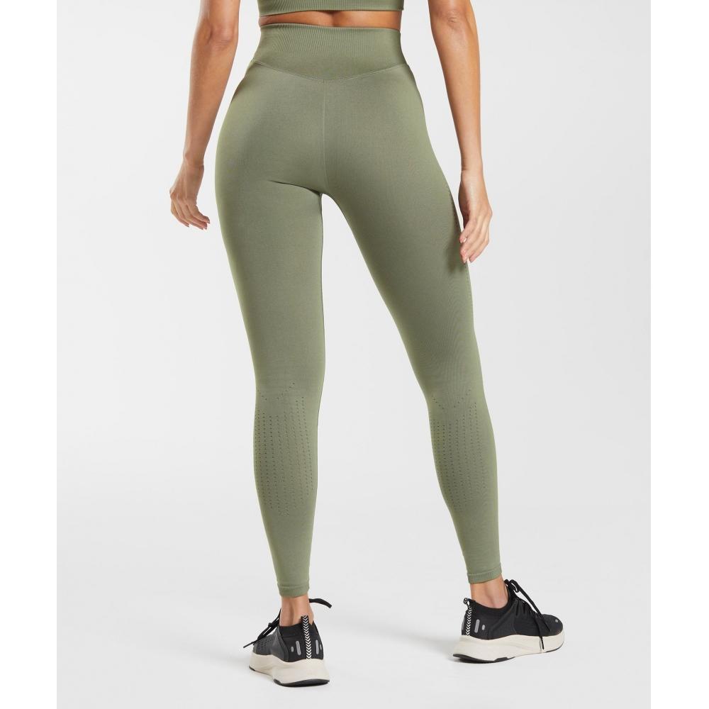 Gymshark Sweat Seamless Leggings Dusty Olive B6a4t Eb1m