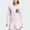 adidas City Escape Long Sleeve Sweatshirt Women Tops Pink JE8579