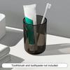 Couple Solid Color Transparent Mouthwash Cup Large Capacity Nordic Style Toothbrush Cup Transparent Mouthwash Plastic Cup