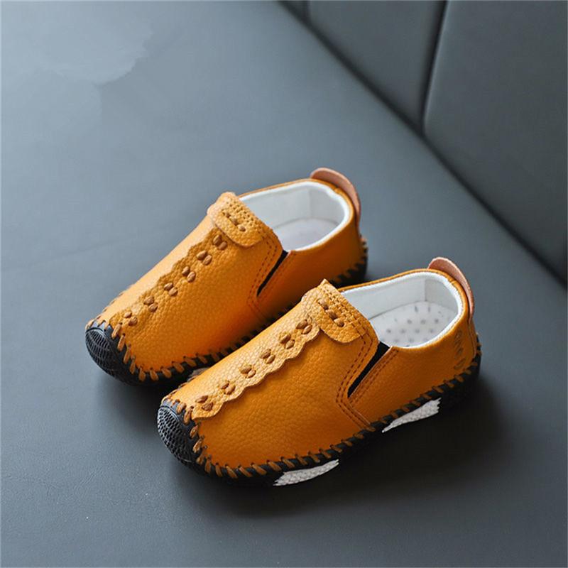 Scarpe in pelle per ragazzo sandali bambini ballerine scarpe Oxford per bambini scarpe eleganti per ragazzi scarpe da scuola nere