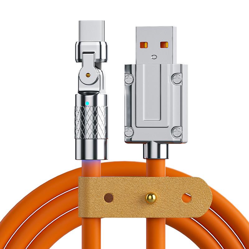 180° Rotating Magnetic Fast Charging Cable for Huawei & Apple