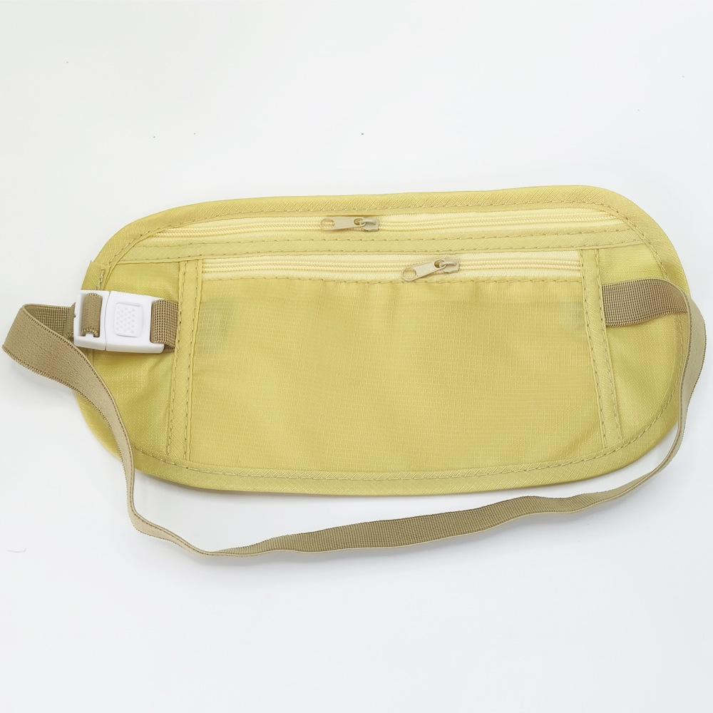 

Unisex Multifunctional Sports Waist Bag for Running and Travel світло-жовтого кольору