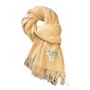 Earthy Color Basic Solid Color Tassel Large Scarf, Temperament, Thickened Warm Shawl, Soft Glutinous Neck
