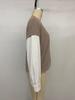 Bainianyi 2025 Autumn Striped Long-Sleeve Two-in-One Hoodie