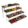Acrylic Wooden Display Riser Stand for Funko POP Figures,Earring Ring Holder Cupcake Stand,Perfume Stand Organizer Display