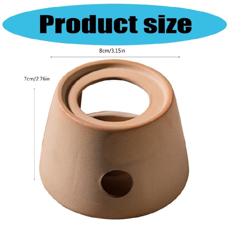 Double Purpose Ceramics Heater For Teas Warming And Essential Oil Diffusions Teapot Warmer Stove Candle Stand Base
