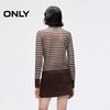 ONLY Women's Classic Striped Round Neck Thin Knit Sweater