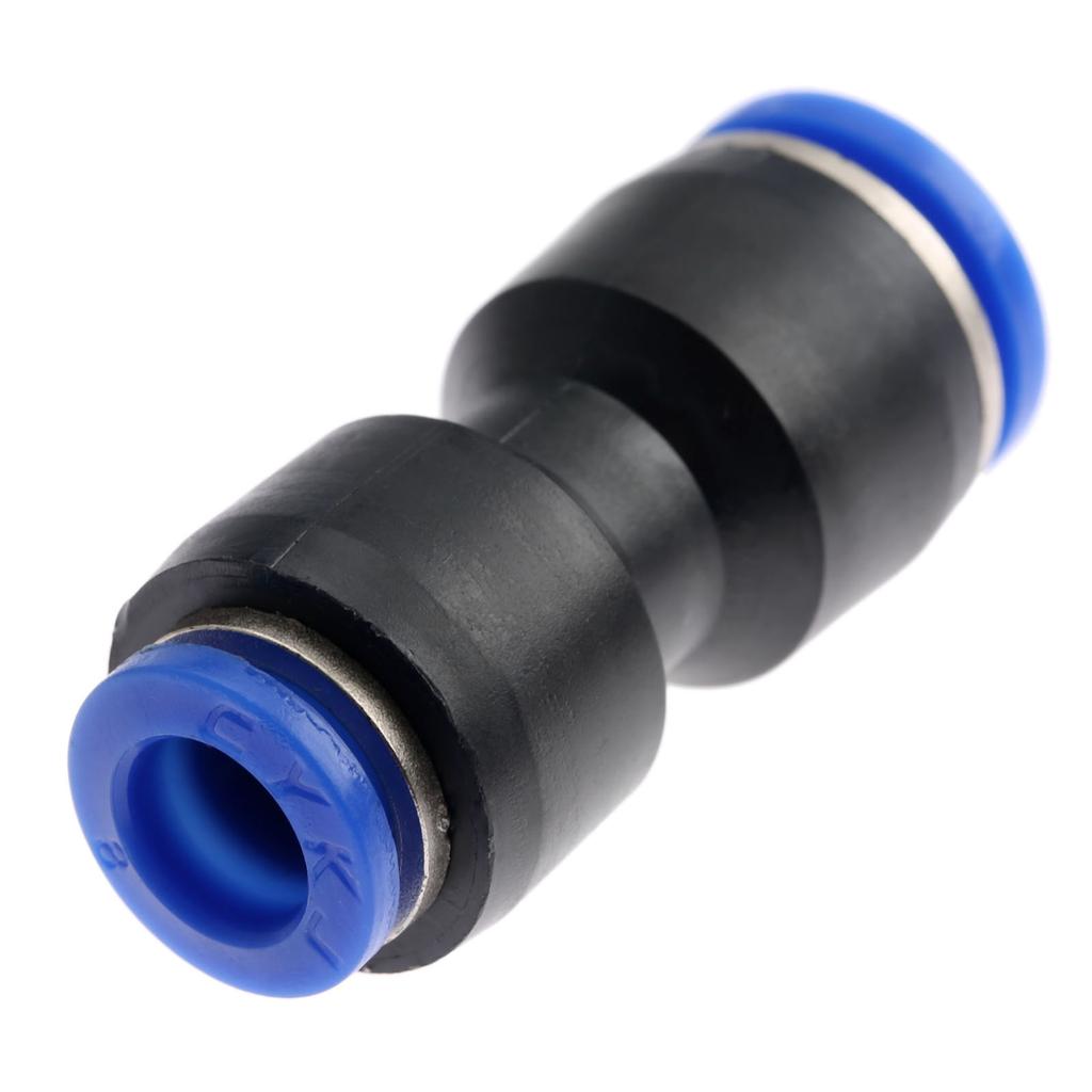 1Pc Plastic Pneumatic Fittings Push in Straight Reducer Connectors Water Hose Quick Connect for Air/Vacuum Water Hose 2 Ways