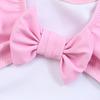 Flamingo Ruffle One-Piece Swimsuit for Girls: Cute, Comfortable, High-Elastic, High-Quality