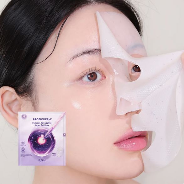 BIOHEAL BOH Probioderm Collagen Remodeling Serum Gel Mask Sheet 5+1ea Special Set – Hydrating, Firming, Anti-Aging K-Beauty