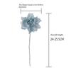 Artificial Gardenia Home Decor Vibrant Flowers Flexible Stems
