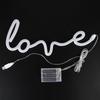 Love LED Light English Letter Shape LED Neon Sign Stylish Decorative Light  Dorm Decor