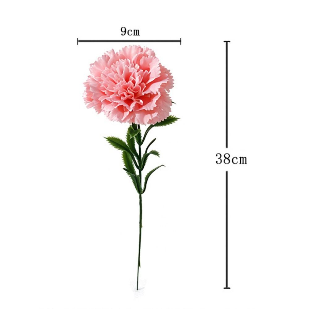 10Pcs Lifelike Artificial Carnation Silk Fake Bouquet Floral Arrangement Flowers Mother's Day