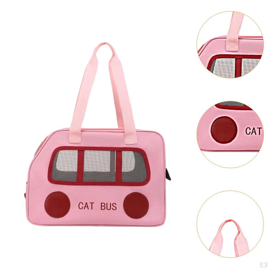 Cat Carrier -bag Kitten Travel Bag House Handbag for Outside Little Dog Fishing