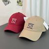 Fashion Hat bear embroidery Korean version spring and summer new Korean version cartoon cute baseball cap female big head circumference showing