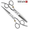 TITAN Professional Hairdressing Scissors Barber Scissors Cutting Thinning Scissors Hair Shear 6 Inch 6.5 Inch Japan 440C Steel