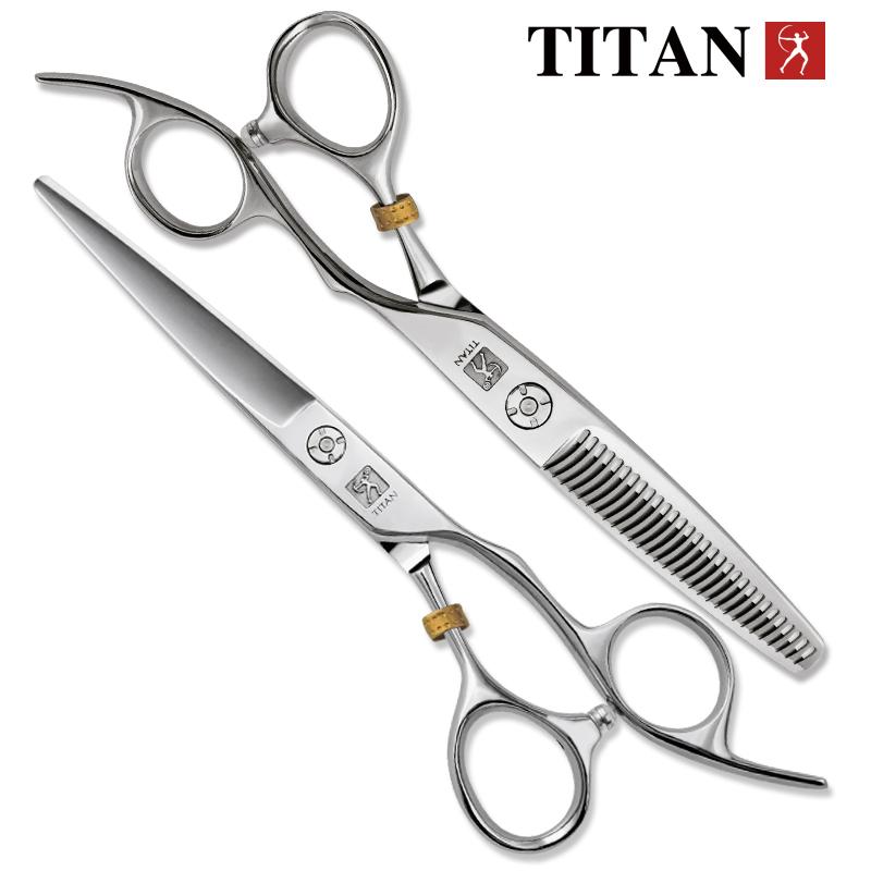 TITAN Professional Hairdressing Scissors Barber Scissors Cutting Thinning Scissors Hair Shear 6 Inch 6.5 Inch Japan 440C Steel