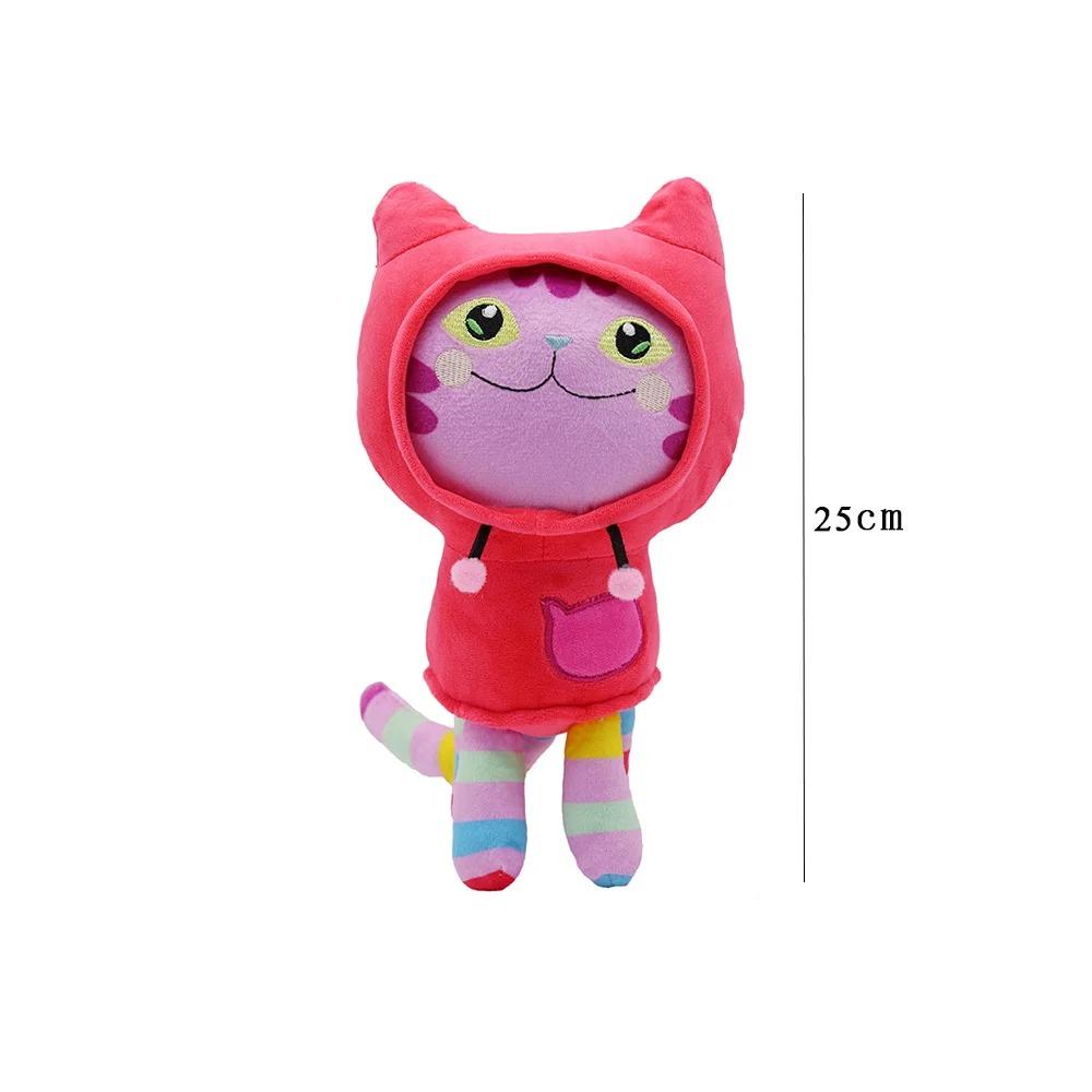 Neues Gabby's Dollhouse Plüschtier Mercat Cartoon Stofftiere Lächelnde Katze Auto Katze Umarmung Gaby Mädchenpuppen Kinder Geburtstagsgeschenke