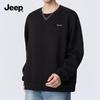 Jeep Men's Round Neck Air Layer Sweatshirt