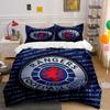 Rangers Football Club Bedding Set Bedding Duvet Cover Set Duvet Cover Pillowcases  (1 * Duvet Cover 2 * Pillowcases, Without Duvet Insert)