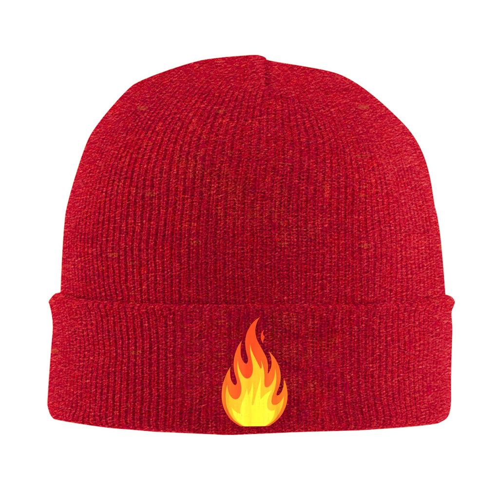 Feuerflamme Shirt Erwachsene Kinder Männer Frauen Feuerflamme Kostüm Mützen Strickmütze Unisex Street Warme Mützen Winter Mütze Hüte