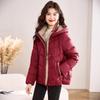 Winter Cotton-padded Jacket Women's Fashion Stand-up Collar Small Cotton-padded Jacket Slim Slimming Down Cotton-padded Jacket