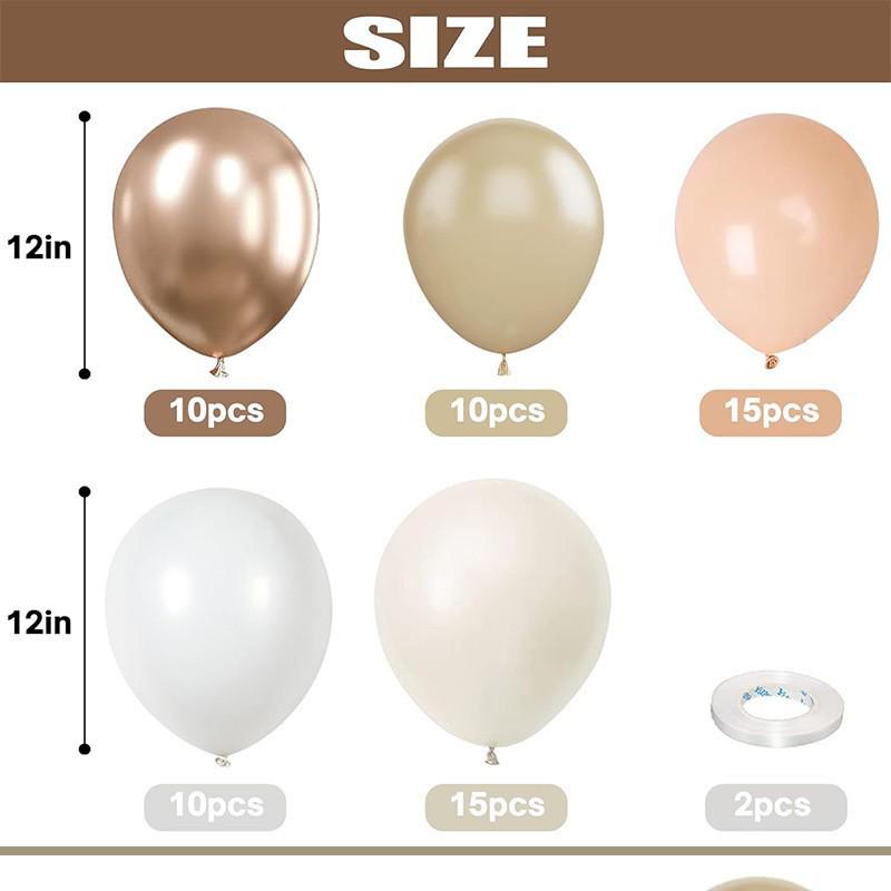 12-Inch Latex Balloon Set: Customizable Decoration Pack