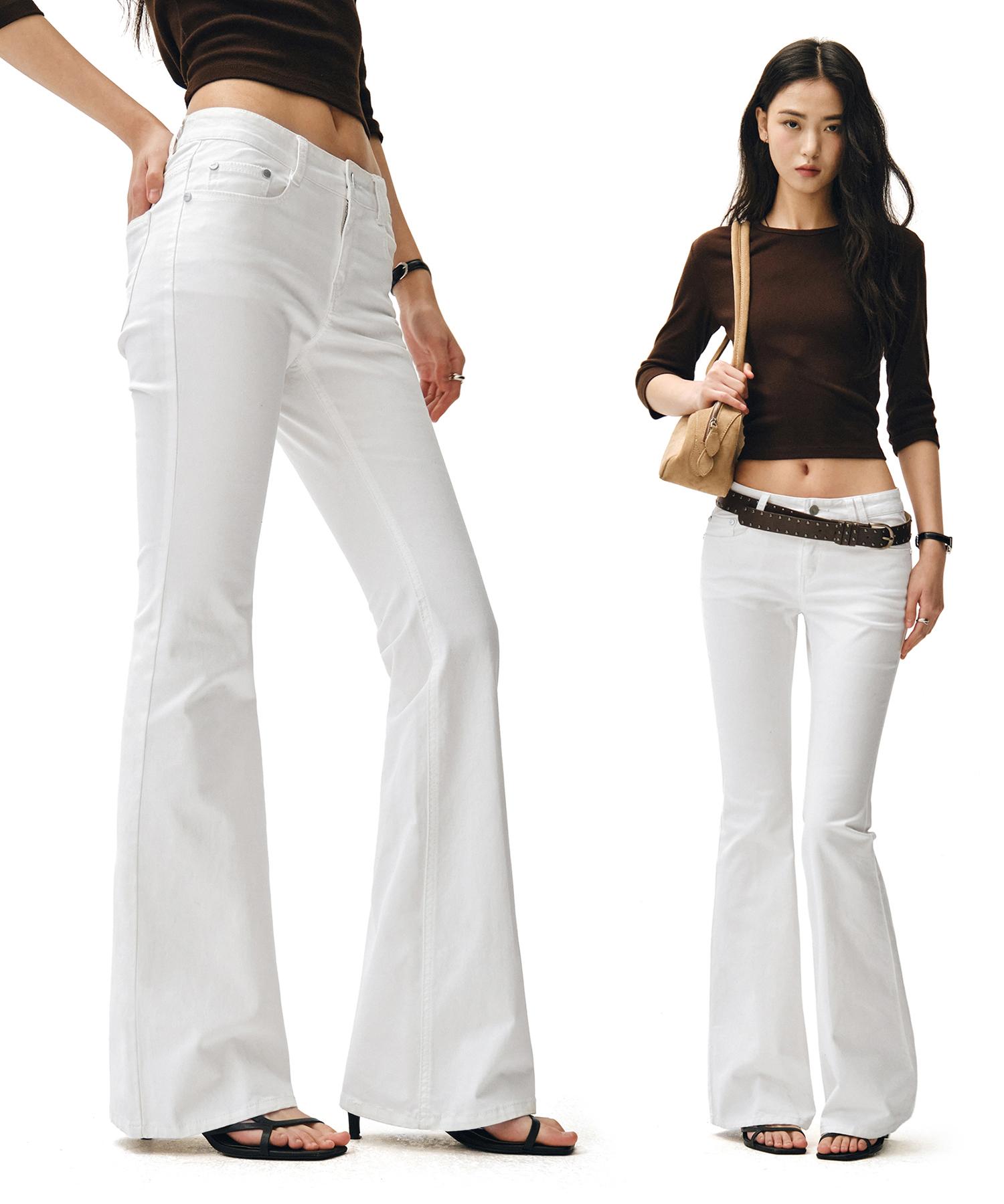 Deketeuumeon (Cotton)Signature Slim Low Rise Flared