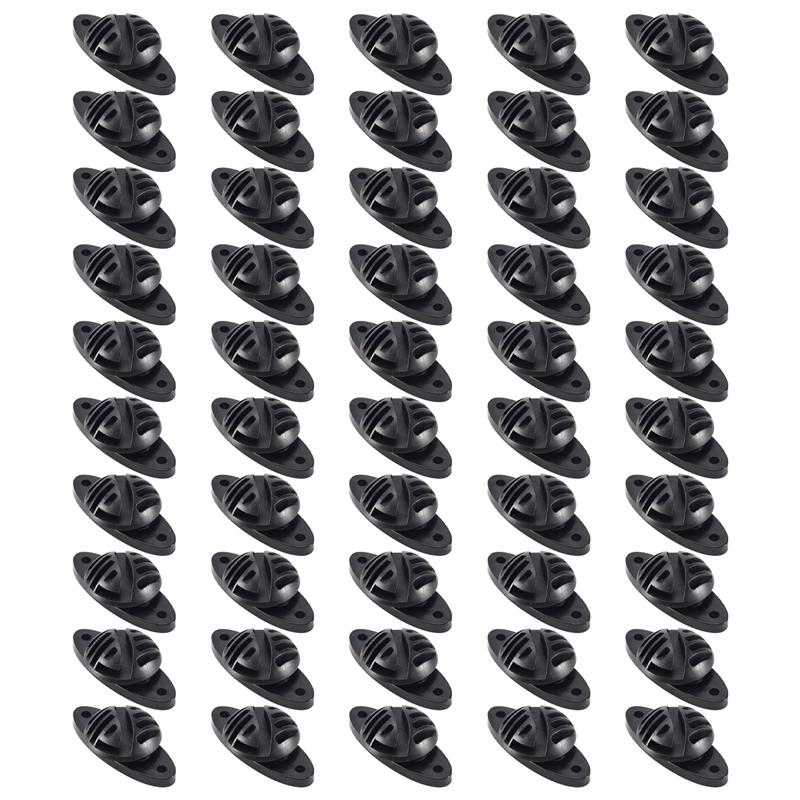 CYCLI-Fence Insulator Horse Cattle Animal Electric Fence Accessories Hemispherical Insulator Electronic Fence Accessor 50Pcs