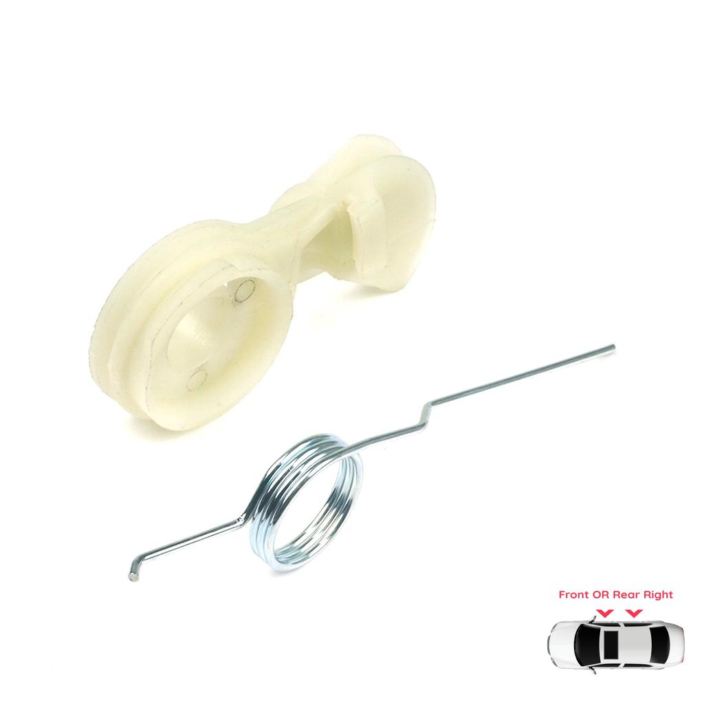 BWR1110 Rechter Fensterheber-Eckführungsclips für Renault Modus Scenic 2 3 Peugeot 206 307 Citroen C3 1 Xsara Opel Meriva A