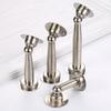 Stainless Steel No-Punch Magnetic Door Stopper - Extended Anti-Collision Fixer