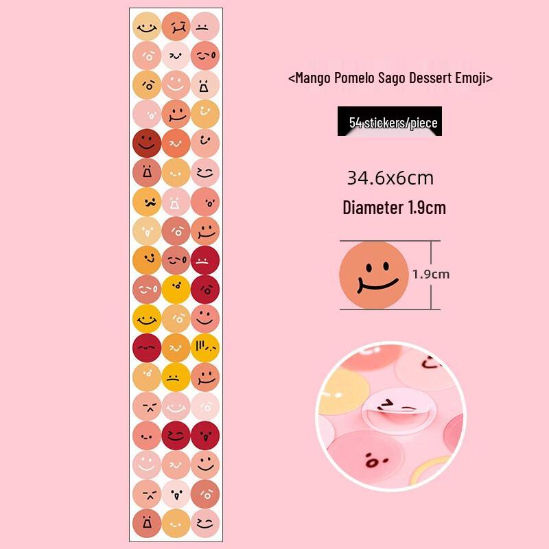 Emoji DIY Stickers Set