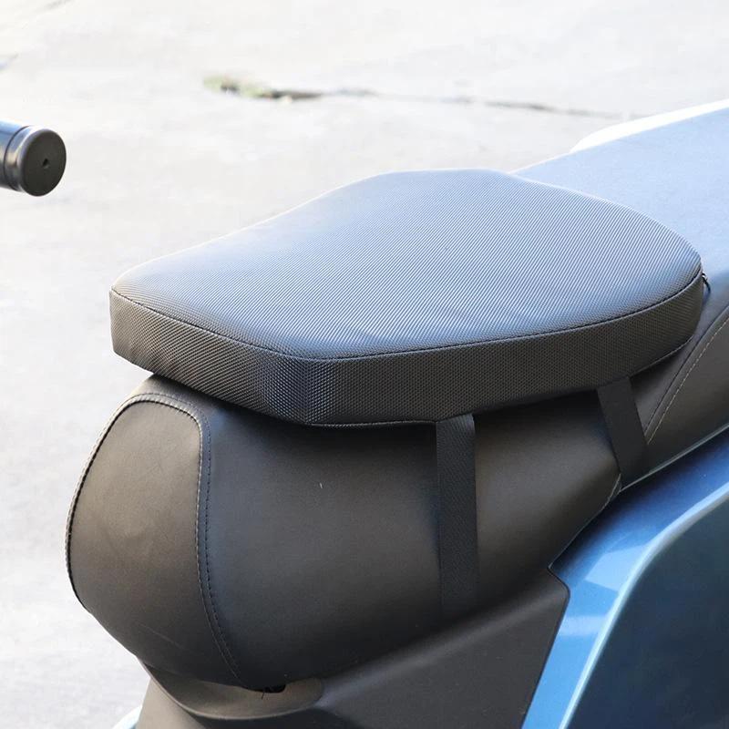 Waterproof Electric Vehicle Seat Cushion Heightened Shock Absorption Motorcycle Seat Cushion Sun Protection Riding Comfort
