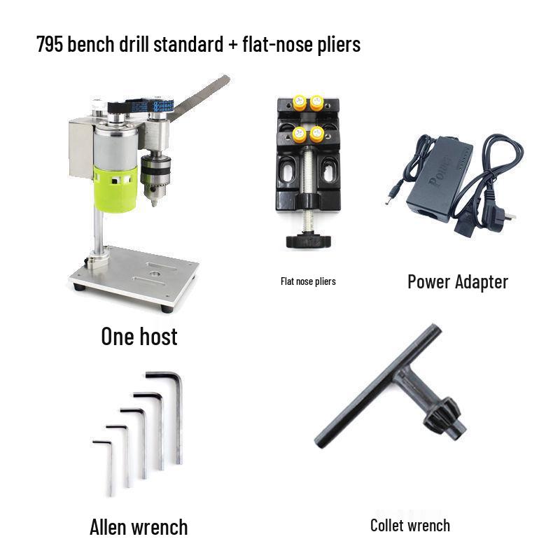 High-Precision Desktop Drill Press for Watch Repair - Variable Speed Electric