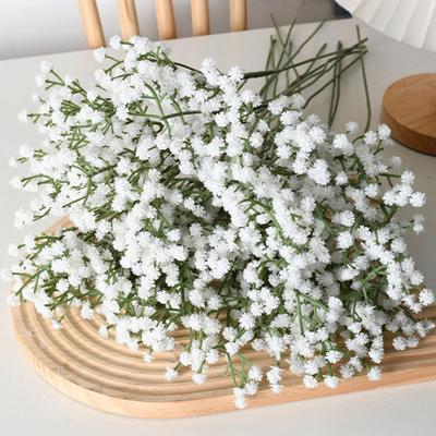 Yousheng Artificial Flowers Bouquet Realistic Faux Flowers with Flexible Iron Wire Stems Versatile Artificial Blooms for Wedding Decor Home Vase