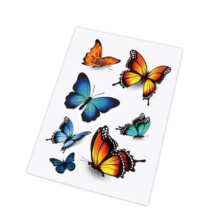 3D Car Stickers Beautiful Butterfly Personality Creative Waterproof DIY Decals Removable Automobiles Motorcycle Car Accessories