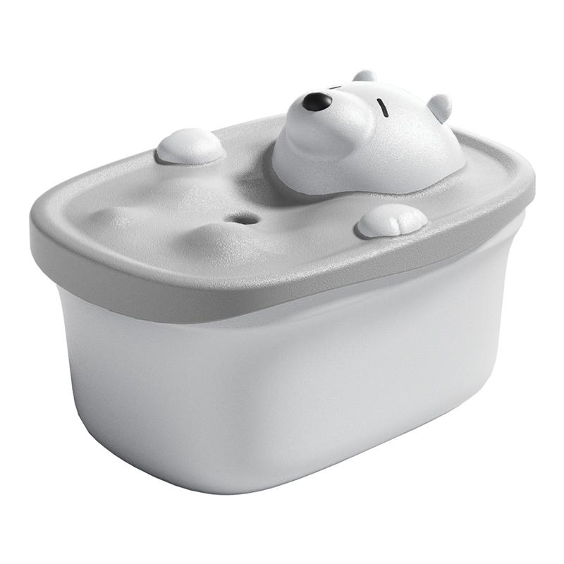 450ml Lovely Bath Bear Air Humidifier Usb Charging 2000mah Battery Powered Wireless Ultrasonic Cool Mist Maker Water Diffuser