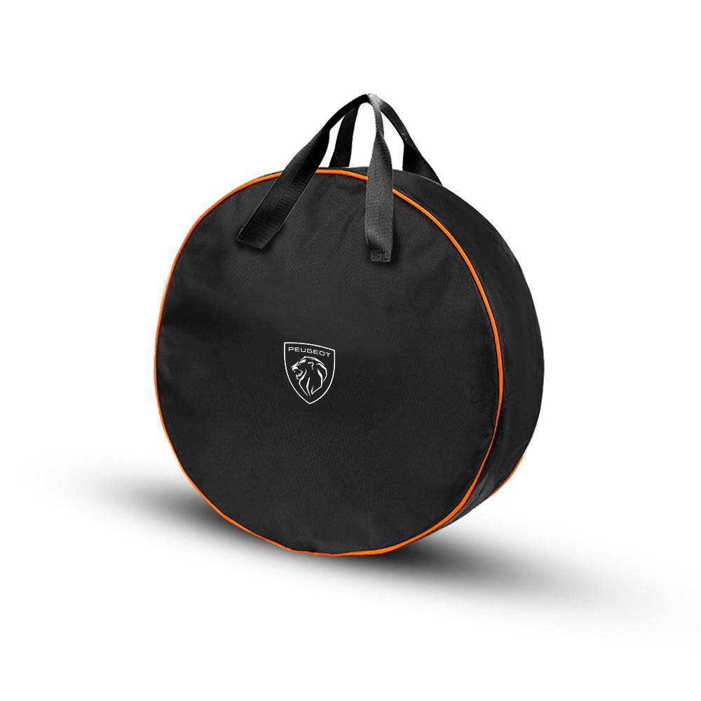 New Car Charge Cable Bag Waterproof Oxford Cloth Storage Bags Round Car Tools Organizer For Peugeot 206 207 208 306 307 308 406