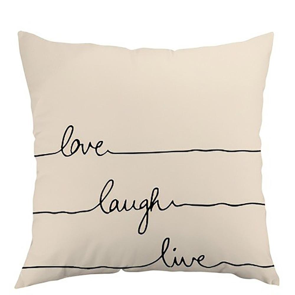 

Unique Pillow Covers: Love, Home, and Geometric Designs Sofa cushion cover home room decoration 2D flat printing 16x16in 40x40cm