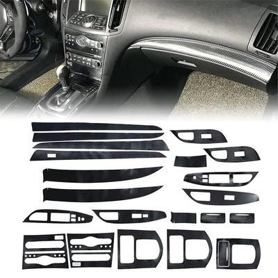 3D Carbon Fiber Look Volledige Interieur Kit Cover Sierlijst Voor Infiniti G37 Sedan 2010-2013