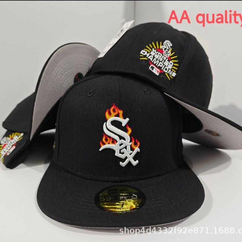 

2025 White Sox MLB Flat Brim Baseball Cap - Hot-Selling Sports Event Hat 7-1/4 (57.7cm)