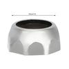 5Pcs Round Tube Clothes Rod Octagonal Flange Holder Base Wardrobe Tube Bracket (25mm Diameter)