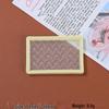 Handmade Transparent Square Carved Plate for DIY Resin Jewelry and Toy Accessories