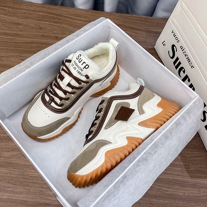 Scarpe Autunnali da Donna Scarpe Casual con Suola Spessa Sneakers Casual Versatili Scarpe da Donna che Aumentano l'Altezza De Mujer