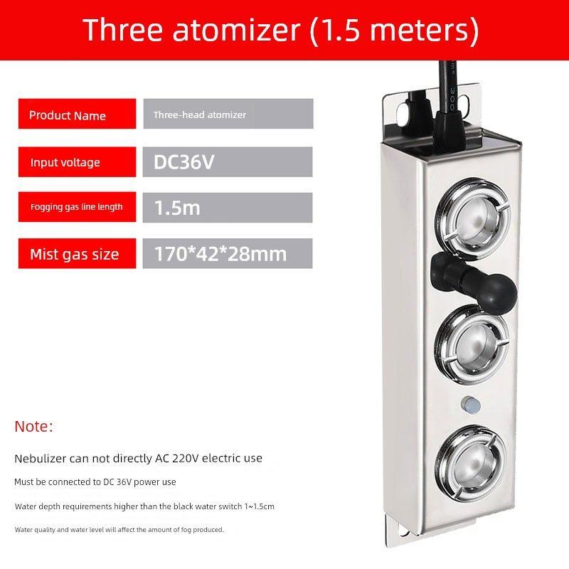 Ultrasonic Atomization Plate Four-Head Six-Head Eight-Head Twelve-Head Pool Sprayer Mist Maker Landscape Rockery Fish Pond
