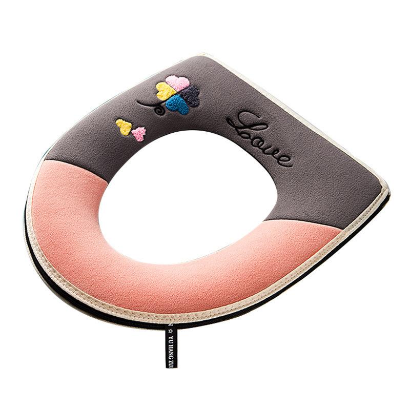 Capac de WC Patru Sezoane Universal Dublu cu Fermoar Perne de WC de Vară Modele cu Fermoar Impermeabile Capac de WC Casă