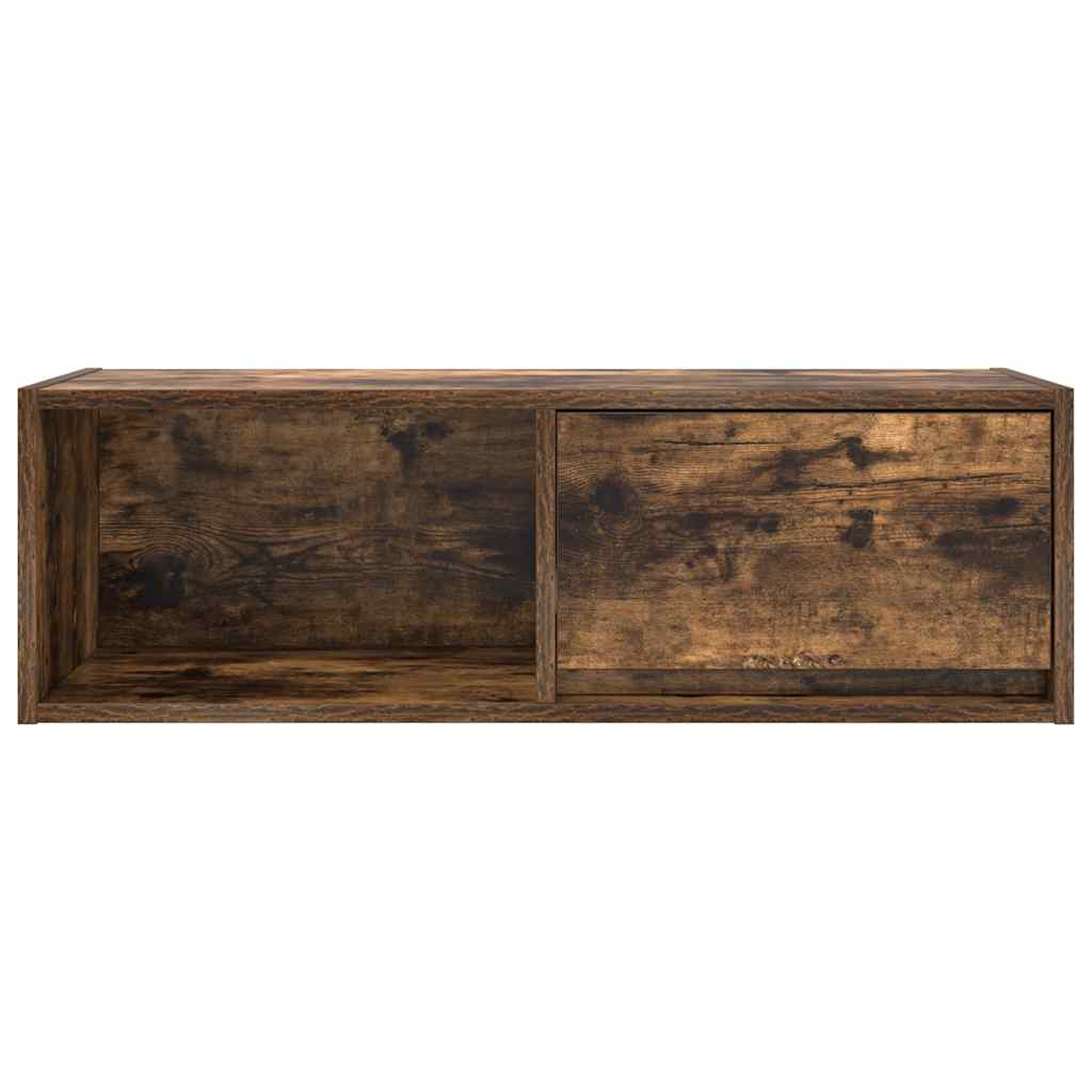 TV Cabinet Smoked Oak 80 x 31 x 25.5 cm Particleboard