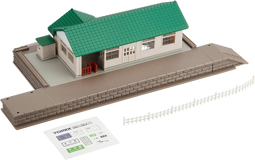 TOMYTEC TOMIX N Gauge Wooden Station Building Set Green 4202 Железнодорожные модели