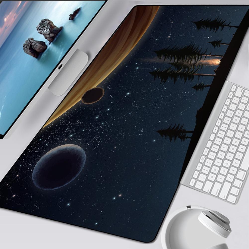 Outer Wilds Large Gaming Mouse Pad Computer Mousepad Pc Gamer Mouse Mat Laptop Mausepad Xxl Mouse Carpet Keyboard Mat Desk Pad