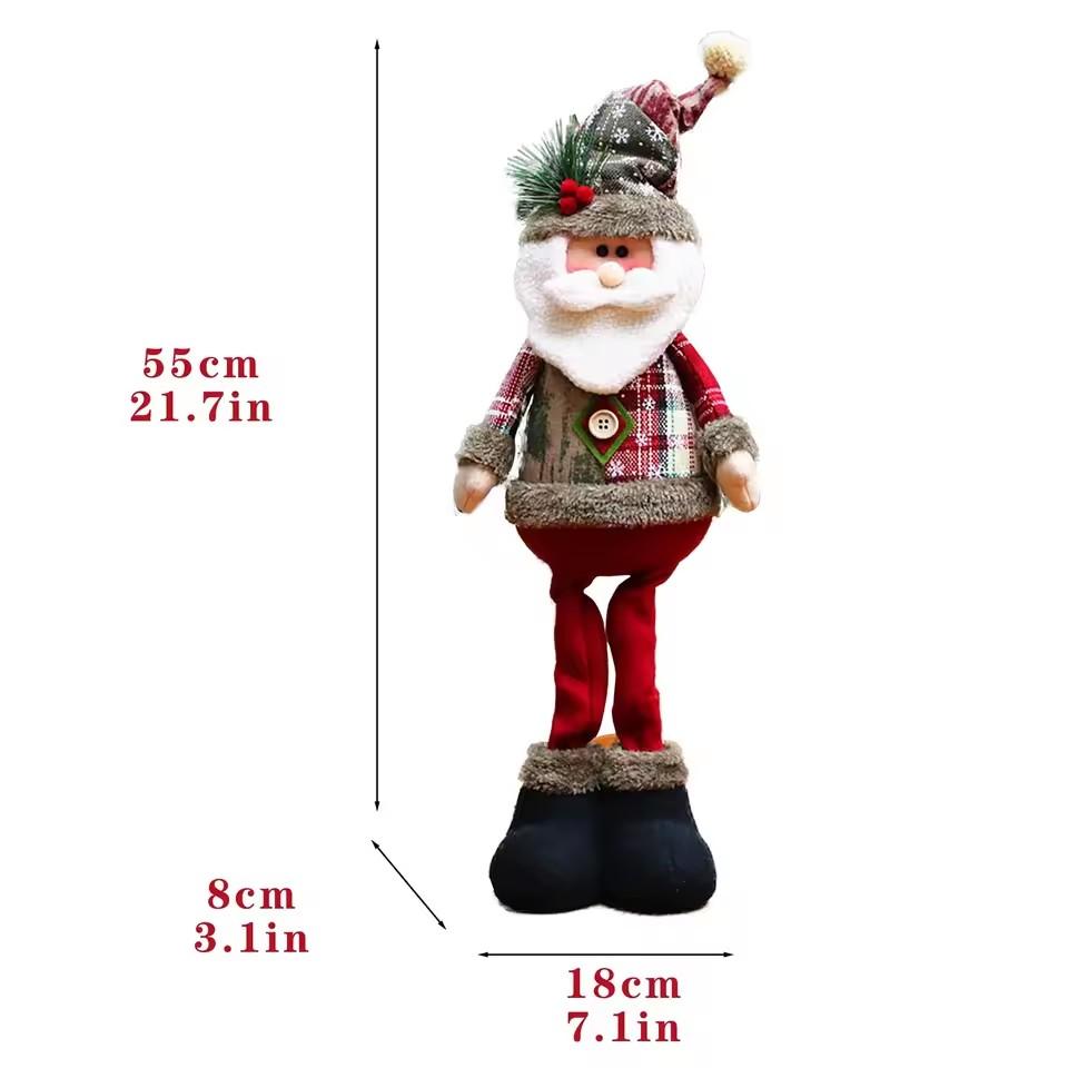 New Big Santa Claus Snowman Elk Doll Children Xmas Gift Christmas Tree Decorations Home Wedding Party Supplies Plush Ornaments